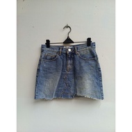 Skirt jeans acne studios