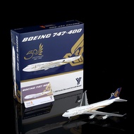 YY Wings 1/400 Singapore Airlines B747-400 9V-SMZ Alloy Airliner Model