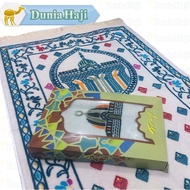 Muslim fashion Premium Turkey White Thick Large Prayer Rug 70x110 Velvet White Spigel B6A8