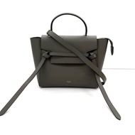 CELINE 灰色BELT MICRO 手提斜背2WAY包 鯰魚包