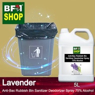 🧼🗑️  (ABRBSD) Lavender Anti Bacterial Rubbish Bin Sanitizer Deodorizer Spray - 75% Alcohol - 5L Dustbin ⭐⭐⭐⭐⭐