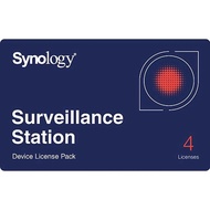 Synology 4-Camera License Key for Synology Surveillance Station IP camera (Synology IP Camera Licens