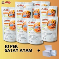COMBO 10 Ready To Eat Frozen Chicken Satay