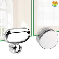 2 Types Bathroom Zinc Alloy Mirror Holder / Wall Mount Frameless Glass Mirror Clip Support Bracket