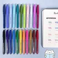 ปากกาพู่กัน Pentel Sign Pen ครบ 24 สี ⭐️ Fude Touch Brush หัวบรัช บูโจ Calligraphy Bullet Journal Bu