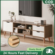 (3FT/4FT/5FT/6FT)Wooden TV Cabinet/TV Media Storage Cabinet /Kabinet TV/Almari TV/Rak TV/ Console Ka