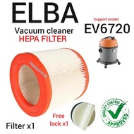 ELBA VACUUM CLEANER HEPA FILTER EV6720 (free filter lock)
