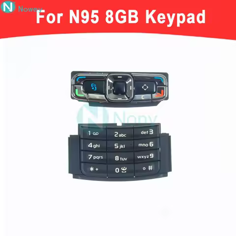 Nowey N95 8G Keypad For Nokia N95 8GB Keyboard Cover Case Replacement Parts
