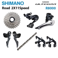 Preferably - Ready Stock Shimano Ultegra R8000 11 Speed Groupset Road Bike Groupset  R8000 Front Der