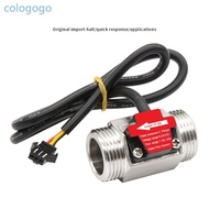 COLO Performances DN20 Flow Water Flow 1-30L min Water Flow Sensor Liquid Flowmeter for Water Heater