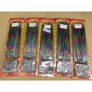 Spoke And Nipples Spoke (Rainbow) - Jejari/Lidi (9*157 / 9*161 / 9*168 / 9*172 / 9*184)