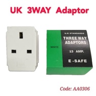 UK 3 Way Adaptor 7387