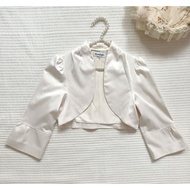 ​ Bolero Half Crop Top Tile/Light Cream Color