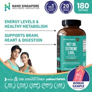 MCT Oil Extreme 3,800mg - Energy Level & Healthy Metabolism, Supports Healthy Brain, Heart & Digesti