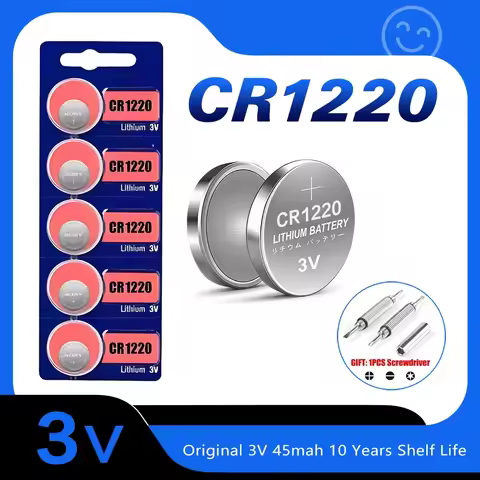 Original For SONY CR1220 Button Battery For Watch Car Remote Control Calculator Scales Shavers DL122