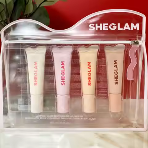 SHEGLAM 4 Colors Lip Gloss Set For Ombre Lip Looks High Shine Hydrating Buildable Wear Alone Or Laye