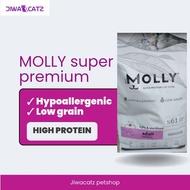 2kg Molly makanan kucing super premium