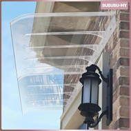 [BububuMY] Entry Door Window Awning Exterior Outdoor Porch Canopy Exterior PC Sun Shetter Door Awnin
