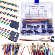 Ssighuyx MX1.25 to Dupont2.54 Molex Connector Dupont Connector Kit and Pre-Crimped 28AWG Cable,Compa