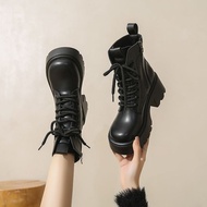 Martin Boots - Trendy Fall/Winter Cotton Short Boots with Thick Sole