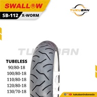 New Swallow SB 112xworm Deli Tire Motorcycle Tire 100 110 120 130 80 70 Ring 18 Tubeless Tire