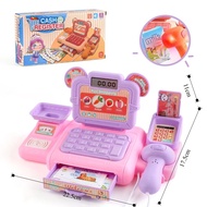 Cashier Machine Toys Supermarket Checkout Toy With Sound Light Kids Shopping Cashier Role Play Game
