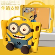 2026 3D Cartoon Minions Case For iPad Mini Air 2 3 4 5 6 7/Pro 9.7-11 (2018-2025)/7th 8th 9th/10th G