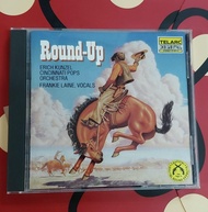 試音天碟 發燒友必備 Round-Up Erich Kunzel Cincinnati Pops Orchestra by Telarc  1986年美國版  萬寶路  賽馬音樂 保存良好