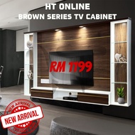 HT ONLINE 8ft TV Cabinet / Wall Mounted Tv Cabinet / Hall Cabinet / Kabinet TV Gantung / Rak TV