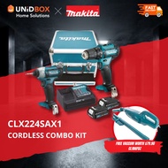 Makita CLX224SAX1 12V Li-ion Combo Kit | DF333DZ Drill Driver + TD110DZ Impact Driver | 2x 2.0Ah Bat
