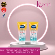 *KAORI* << BUY 1 GET 1 FREE >> Vaseline Healthy Bright Hand Body Daily Sun SPF50/50+ Refreshing 170 