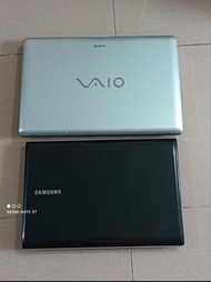 SONY  i3-370m  PCG-71311w  15.5吋 冇硬盤  記憶體4GB   SAMSUNG  i5 Q430  14吋 冇硬盤  冇記憶體,  手提電腦  1部250元,