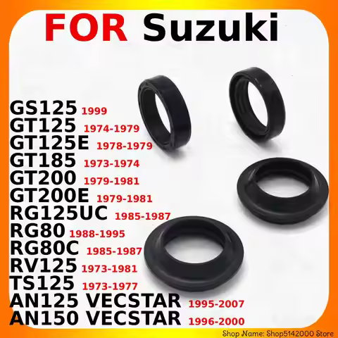 30X40.5X10.5 Damper Oil Seal Dust Seals For Suzuki GS125 GT125 GT185 GT200 RG125UC RG80 RV125 TS125 