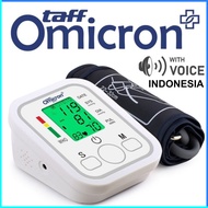 TaffOmicron Pengukur Tekanan Darah Electronic Sphygmomanometer Tensimeter Digital Alat Ukur Tensi Lengan BW3205 RAK-283 289