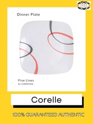 Corelle Individual Square Dinner Plates Collection (Some new others gently used) - USA Authentic