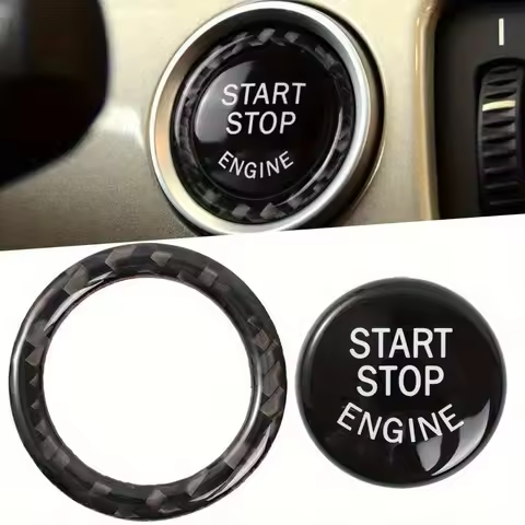 Replacement Trim Start-Stop Ignition Button for Bmw Models 1, 3, 5 Series E87, E90, E91, E92, E93, E