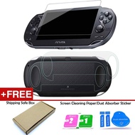PS Vita 2000 / Psv 2000 Series / PS Vita 1000 / Psv 1000 Series - Tempered Glass Screen Protector &amp; Back Skin