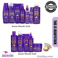 [Ready Stock] Aussie Miracle Curls Shampoo/ Conditioner/ Frizz Taming Cream / Spray Coconut & Jojoba