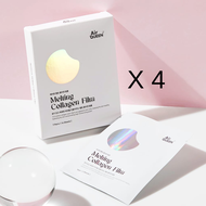 [แพค 4 กล่อง] Air Queen Melting Collagen Film แอร์ควีน แผ่นมาส์กคอลลาเจนชนิดแผ่นฟิล์มแปะละลายซึมสู่ผ