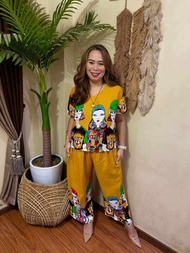 PLUS SIZE CHALLIS TERNO SQUAREPANTS FIT UP TO 3XL