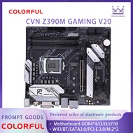 [Ready Stock] Colorful CVN Z390M GAMING V20 All-round Motherboard 4 DDR4 Channels Support i3 i5 i7 i