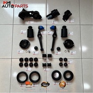 33 ITEM COMPLETE SET FOR PERODUA KANCIL 660/850-ENGINE MOUNTING/LOWER ARM/CROSSMEMBER BUSH/ABSORBER MOUNTING/COIL SPRING