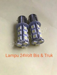 SEPASANG !! Lampu LED Lampu Rem Bus Truk Canter Truck Engkel Kaki 2 24 Volt 24V Kedip Strobo
