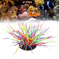 TYJC Artificial Sea Anemone Coral, Simulation Silicone Silicone Anemone Coral, Ornament Luminous Fea