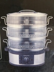 Morphy Richards 不銹鋼三層電蒸鍋