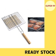 BBQ Grill Meat Pembakar Ikan Fish Panggang Dawai Besi / Camping Grill Old School / Camping