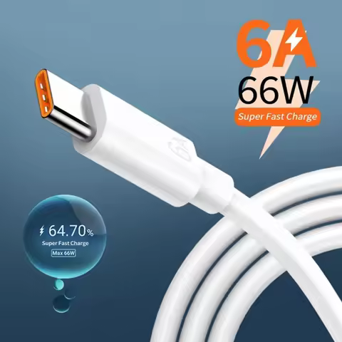 66W 6A USB Fast Charging Data Cable USB To Type-C Quick Charge Cord Charge Cable 0.25/1/1.5/2M For S