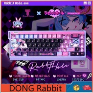 TITANNATION DONGDONG Rabbit Hole Original Factory Side Transparent PBT+PC Keycaps