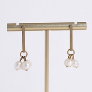 [ZANZAN ZANZAN] Dangling Pearl Earrings [EK08BD005]