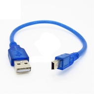 USB To 5Pin Mini USB Cable 30 CM 5 Pin USB Cable 30CM Blue